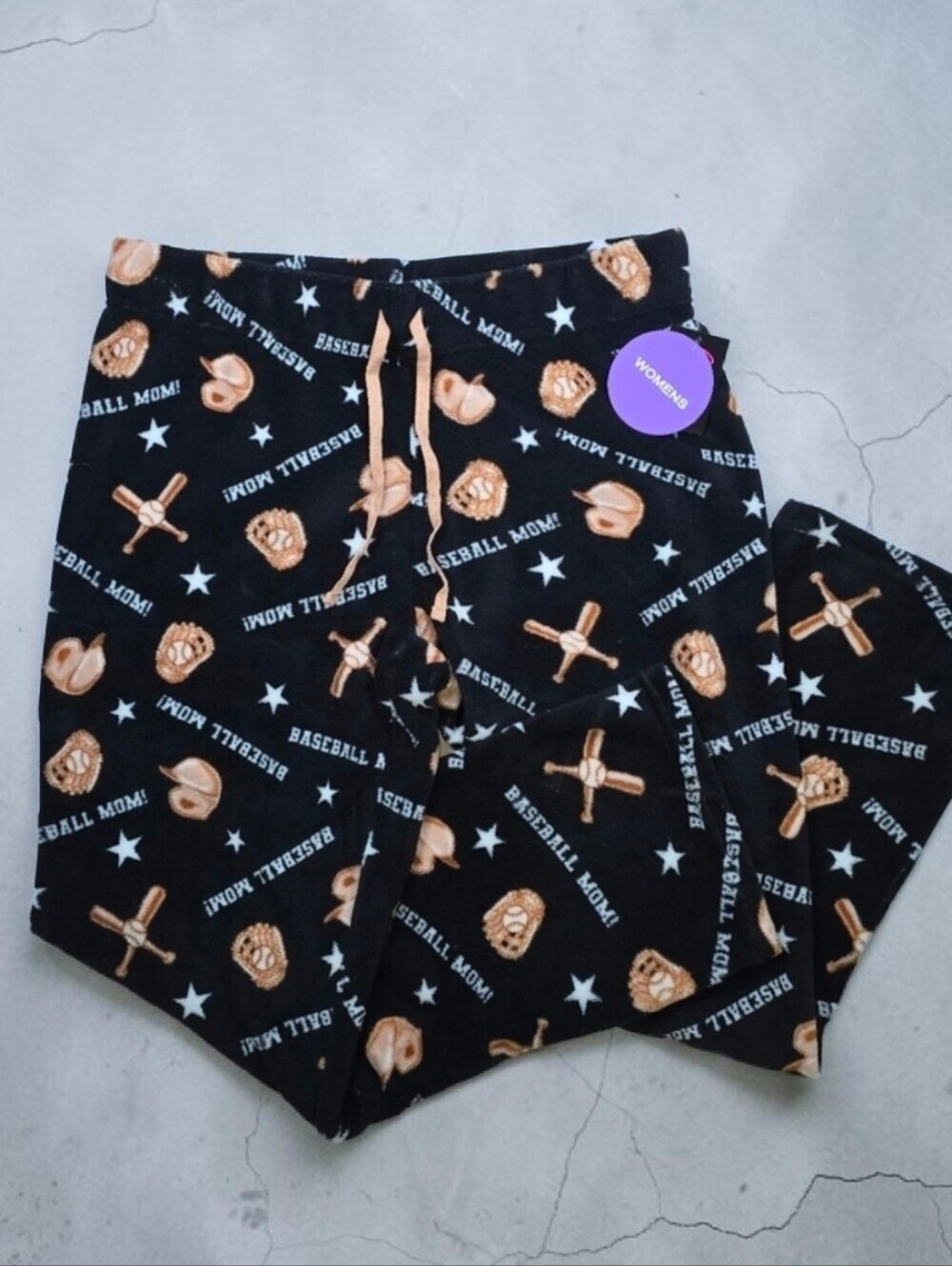 Canyon Creek NWT Womens Size LARGE Baseball Mom Soft Plush Lounge Pants